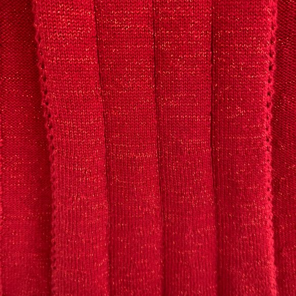 CAT & JACK Baby Sweater Dress, Red, Size: 6-9 mo. - Picture 5 of 8